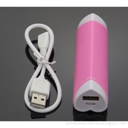 Promotional Gift with High Quality 2,600mAh Lipstick Portable Power Bank